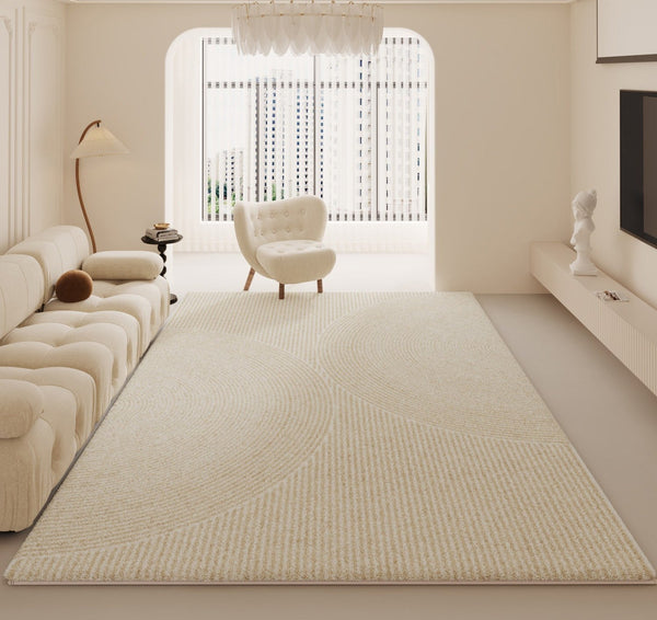 Thick Modern Rugs for Sale, Soft Modern Rug for Bedroom, Modern Rugs for Living Room, Geometric Contemporary Rugs for Dining Room-Silvia Home Craft