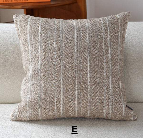 Modern Sofa Pillows, Contemporary Throw Pillows for Living Room, Extra Large Decorative Pillows for Couch, Modern Square Pillows-Silvia Home Craft