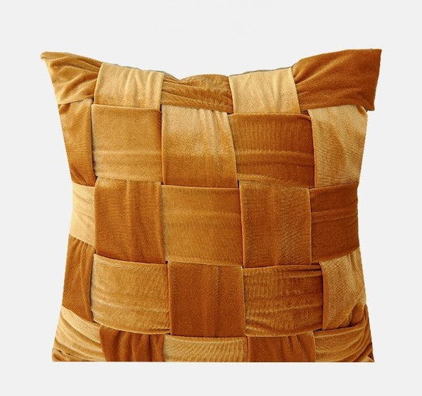Unique Decorative Pillows for Bedroom, Modern Decorative Pillows for Couch, Decorative Cushion Covers, Decorative Pillow Arrangement Ideas for Interior Design-Silvia Home Craft