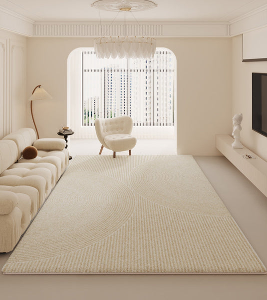 Thick Modern Rugs for Sale, Soft Modern Rug for Bedroom, Modern Rugs for Living Room, Geometric Contemporary Rugs for Dining Room-Silvia Home Craft