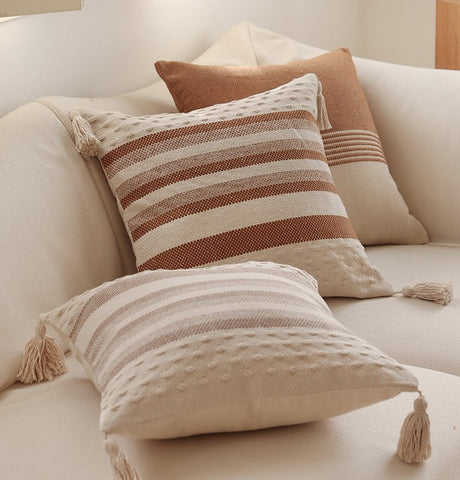 Geometric Pattern Decorative Pillow for Couch, Modern Decorative Sofa Pillows for Bedroom, Contemporary Decorative Square Pillow Covers