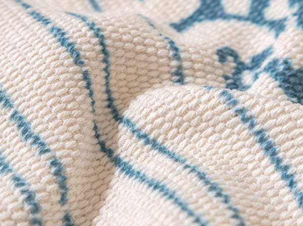 Decorative Square Pillow Covers, Bohemian Decorative Sofa Pillows for Bedroom, Geometric Pattern Decorative Pillow for Couch-Silvia Home Craft