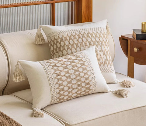 Contemporary Modern Sofa Pillows for Bedroom, Large Square Modern Throw Pillows for Couch, Simple Decorative Throw Pillows, Large Throw Pillow for Interior Design