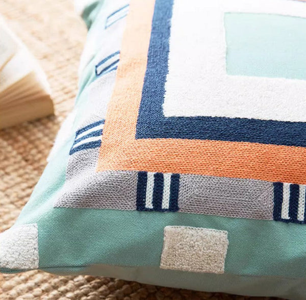 Large Modern Sofa Cushion, Decorative Pillow Covers, Modern Pillows for Couch, Abstract Decorative Throw Pillows for Living Room-Silvia Home Craft