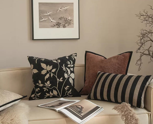 Modern Decorative Pillow Covers, Decorative Pillow Arrangement Ideas for Couch, Large Decorative Throw Pillows, Decorative Pillows for Living Room-Silvia Home Craft