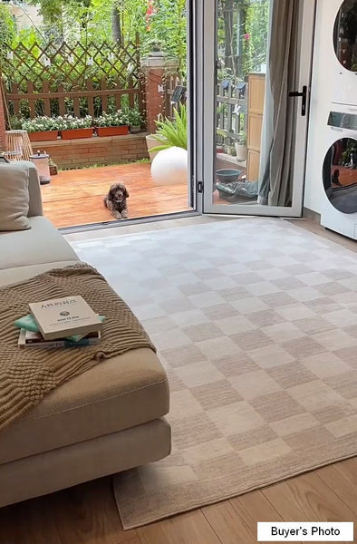 Large Contemporary Floor Carpets, Living Room Modern Area Rugs, Thick Soft Modern Rugs in Bedroom, Dining Room Modern Rugs-Silvia Home Craft