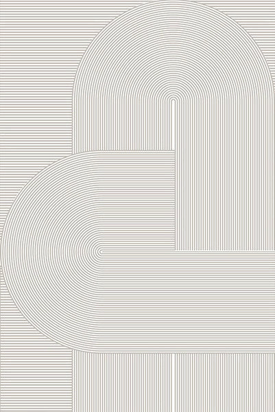 Geometric Contemporary Rugs Next to Bed, Grey Modern Rugs for Living Room, Abstract Contemporary Modern Rugs, Modern Rugs for Dining Room-Silvia Home Craft