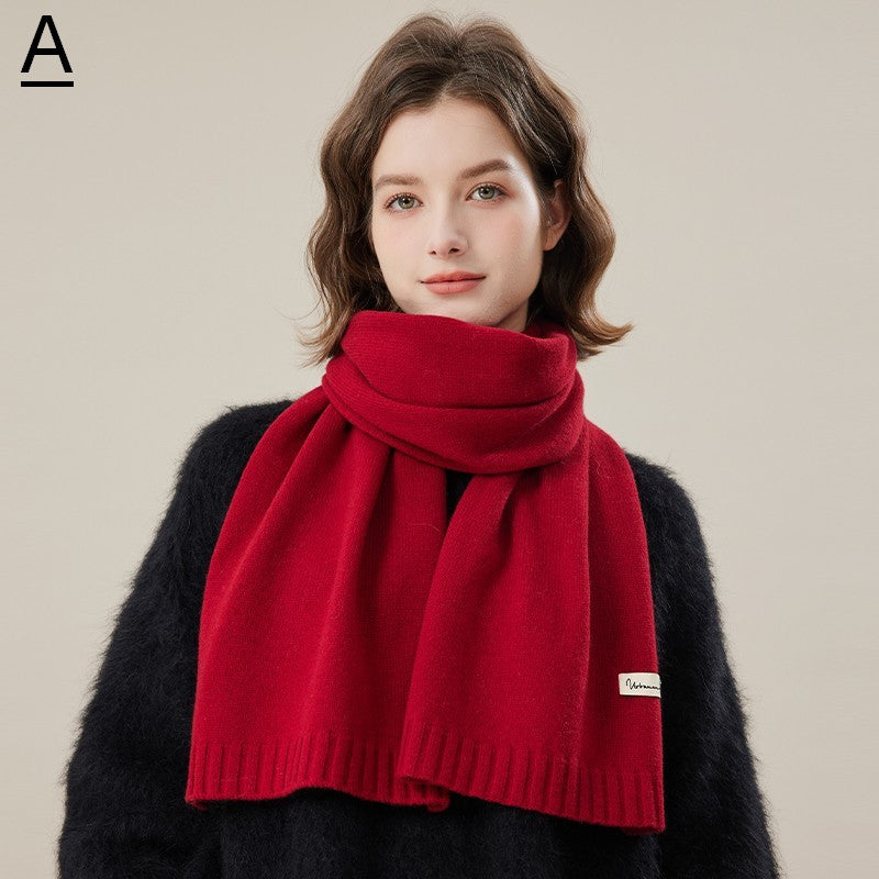 Cozy Winter Scarf, Modern Fashion Designer Scarf, Casual Scarf for Women, Soft Cashmere Scarf for Women, Cold Weather Scarf, Wool Scarf for Women-Silvia Home Craft