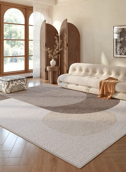 Extra Large Modern Rugs for Living Room, Abstract Contemporary Modern Rugs, Geometric Area Rugs for Bedroom, Modern Rugs for Office-Silvia Home Craft