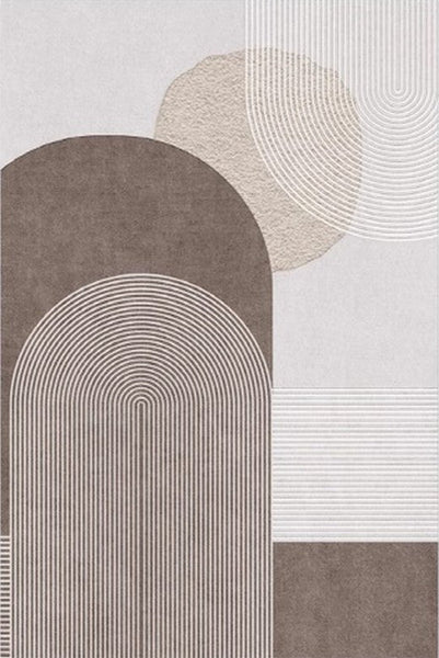 Extra Large Modern Rugs for Living Room, Abstract Contemporary Modern Rugs, Geometric Area Rugs for Bedroom, Modern Rugs for Office-Silvia Home Craft
