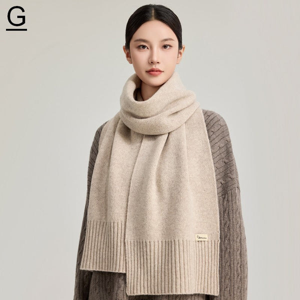 Casual Scarf for Women, Cold Weather Scarf, Fashion Designer Scarf, Red Winter Scarf, Modern Wool Scarf for Women, Soft Cashmere Scarf for Women-Silvia Home Craft