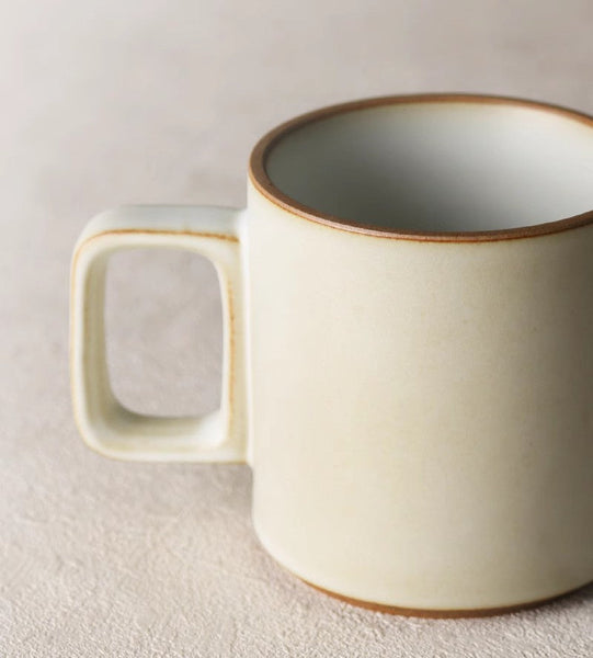 Modern Handmade Pottery Coffee Cup, Large Capacity Coffee Mugs, Unique Tea Cup, Creative White Black Ceramic Coffee Mugs-Silvia Home Craft