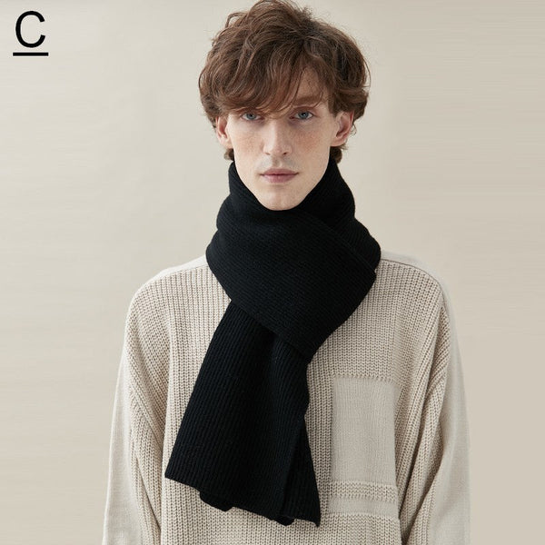 Business Wool Scarf for Gentleman, Thick Wool Scarf, Men's Winter Scarf, Formal Men Scarf Styles, Modern Fashion Scarf, Casual Scarf Men, Men's Wool Scarf Winter-Silvia Home Craft