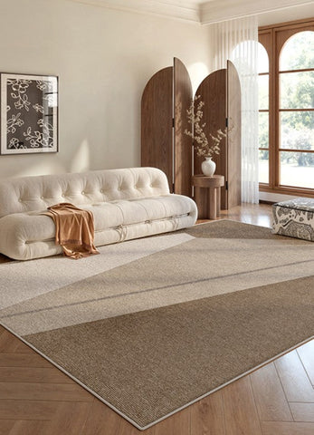 Geometric Area Rugs for Bedroom, Modern Rugs for Office, Extra Large Modern Rugs for Living Room, Abstract Contemporary Modern Rugs-Silvia Home Craft