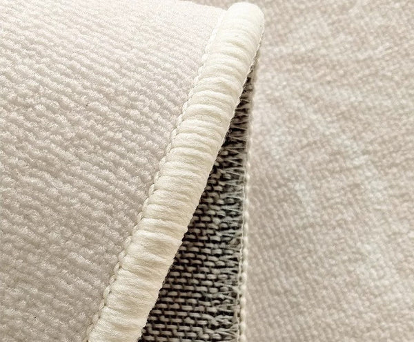 Contemporary Modern Rugs under Dining Room Table, Bedroom Modern Rugs, French Style Rugs for Interior Design, Flower Pattern Modern Rugs for Living Room-Silvia Home Craft