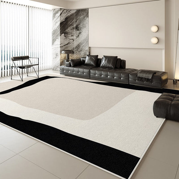 Contemporary Modern Rugs for Office, Dining Room Geometric Modern Rugs, Extra Large Modern Rugs for Living Room, Bedroom Modern Rugs-Silvia Home Craft