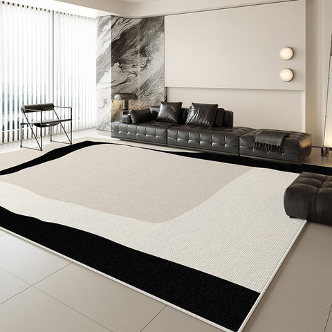 Contemporary Modern Rugs for Office, Dining Room Geometric Modern Rugs, Extra Large Modern Rugs for Living Room, Bedroom Modern Rugs-Silvia Home Craft