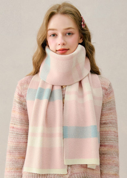 Casual Scarf for Women, Unique Christmas Gift for Girl, Cold Weather Scarves, Modern Wool Scarf for Women, Soft Wool Scarf for Women, Winter Wool Scarf-Silvia Home Craft