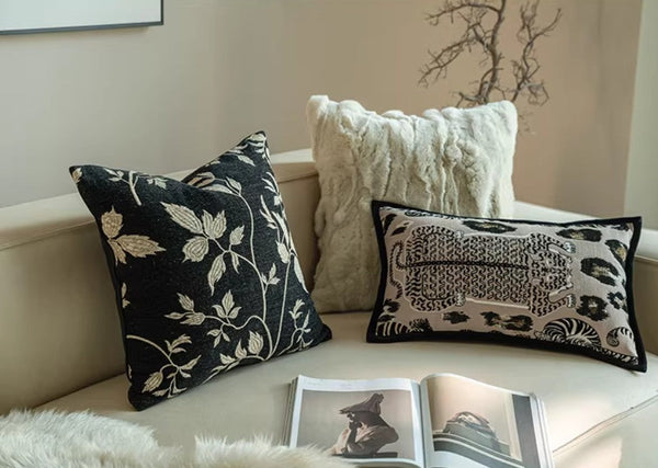 Modern Decorative Pillow Covers, Decorative Pillow Arrangement Ideas for Couch, Large Decorative Throw Pillows, Decorative Pillows for Living Room-Silvia Home Craft
