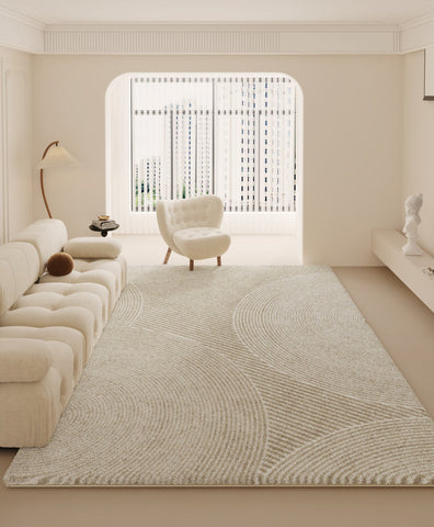 Geometric Carpets for Sale, Abstract Modern Rugs for Living Room, Modern Rugs under Dining Room Table, Contemporary Modern Rugs Next to Bed-Silvia Home Craft