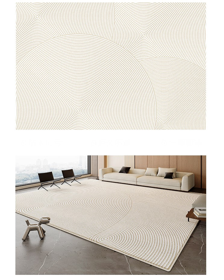 Large Modern Rugs for Living Room, Bedroom Modern Rugs, Dining Room Geometric Modern Rugs, Contemporary Modern Rugs under Coffee Table-Silvia Home Craft