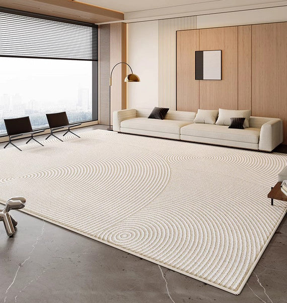 Large Modern Rugs for Living Room, Bedroom Modern Rugs, Dining Room Geometric Modern Rugs, Contemporary Modern Rugs under Coffee Table-Silvia Home Craft
