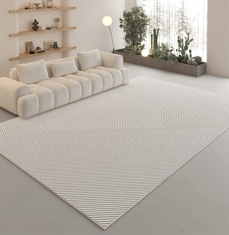 Contemporary Carpet for Study Room, Modern Rugs in Dining Room, Large Modern Area Rugs in Living Room, Abstract Geometric Modern Rugs-Silvia Home Craft