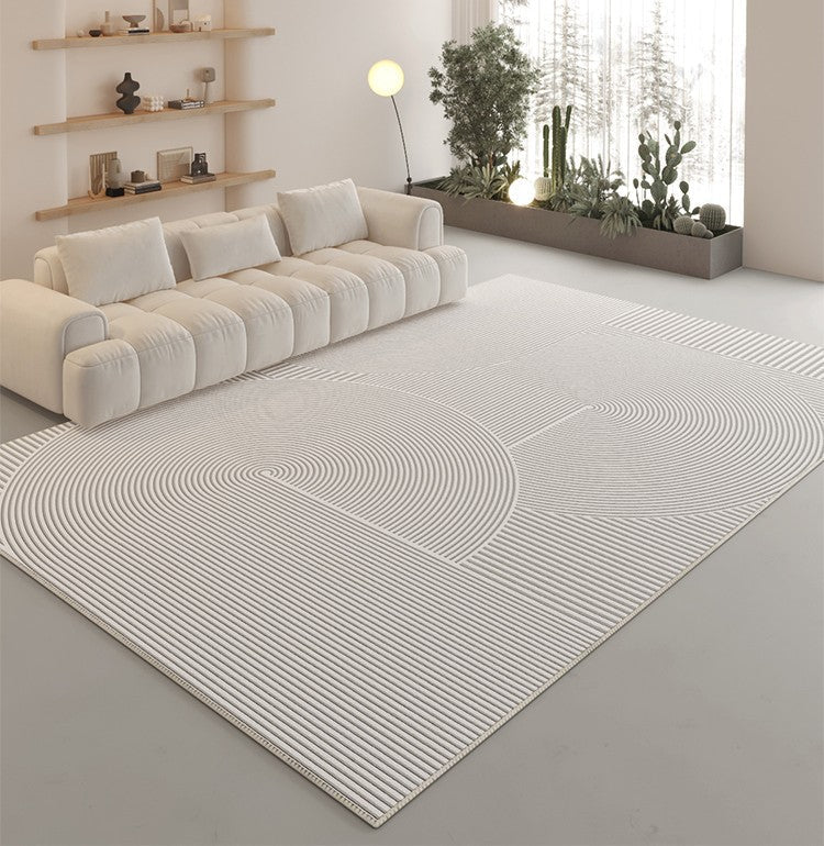 Large Modern Area Rugs in Living Room, Contemporary Carpet for Study Room, Modern Rugs in Dining Room, Abstract Geometric Modern Rugs-Silvia Home Craft