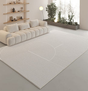 Large Modern Area Rugs in Living Room, Contemporary Carpet for Study Room, Modern Rugs in Dining Room, Abstract Geometric Modern Rugs-Silvia Home Craft