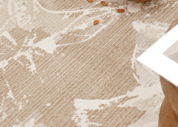 Living Room Flower Pattern Modern Rugs, French Style Modern Rugs for Interior Design, Bedroom Modern Soft Rugs, Contemporary Modern Rugs under Dining Room Table-Silvia Home Craft