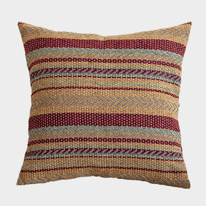 Large Decorative Throw Pillows, Traditional Rustic Sofa Pillows for Bedroom, Geometric Pattern Throw Pillow for Couch, Bohemian Decorative Sofa Pillows-Silvia Home Craft