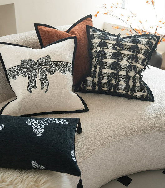 Large Decorative Throw Pillows, Decorative Pillow Arrangement Ideas for Couch, Modern Decorative Pillows for Living Room, Decorative Pillow Covers-Silvia Home Craft