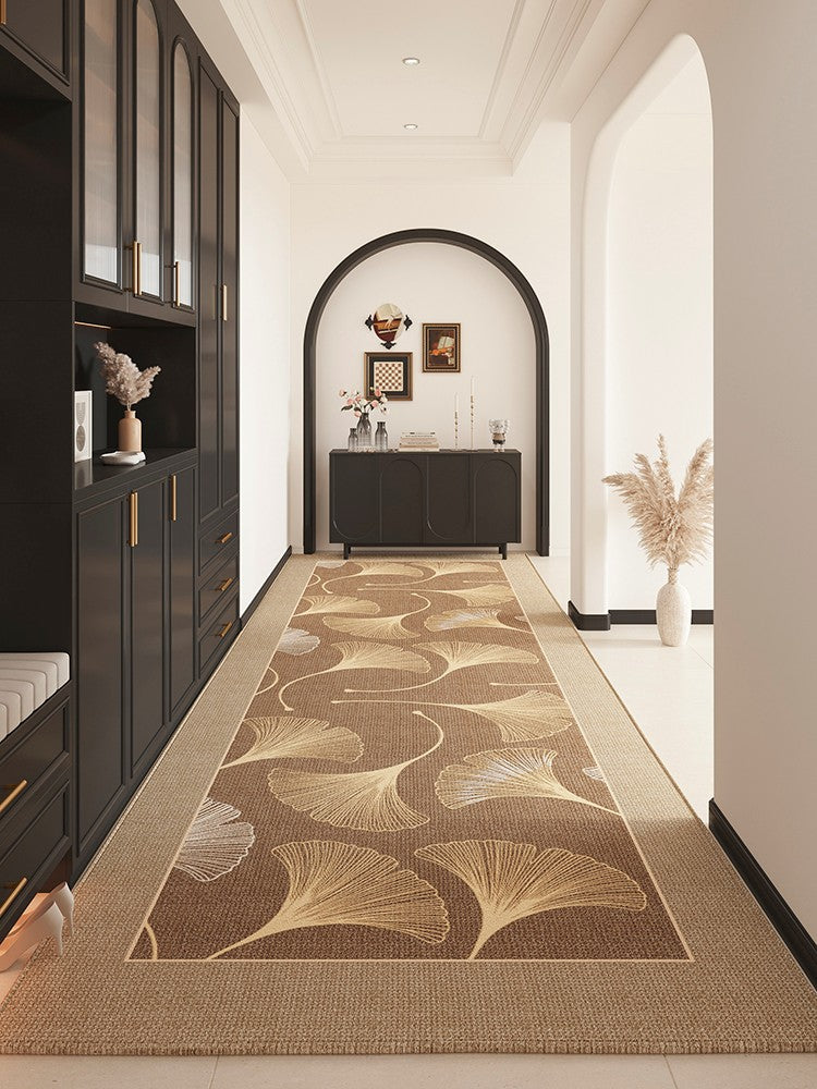 Washable Entryway Runner Rug Ideas for Narrow Hallways, Non Slip Long Narrow Runner Rugs, Durable Low Pile Entrance Hall Carpet Mat