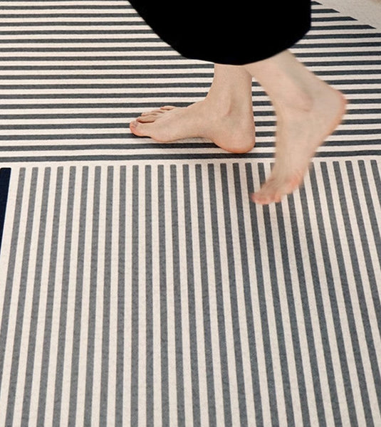 Living Room Modern Area Rug, Large Area Rugs for Office, Bedroom Modern Floor Rugs, Contemporary Area Rugs under Sofa-Silvia Home Craft