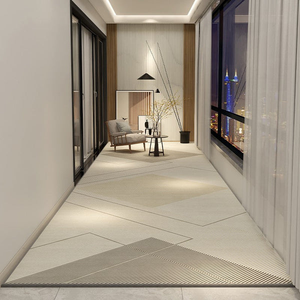 Modern Long Hallway Runners, Entrance Hallway Runners, Abstract Entryway Runner Rug Ideas, Non Slip Runner Rugs, Long Hallway Runners, Extra Long Narrow Runner Rugs-Silvia Home Craft