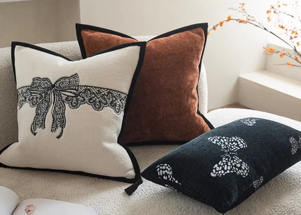 Large Decorative Throw Pillows, Decorative Pillow Arrangement Ideas for Couch, Modern Decorative Pillows for Living Room, Decorative Pillow Covers-Silvia Home Craft