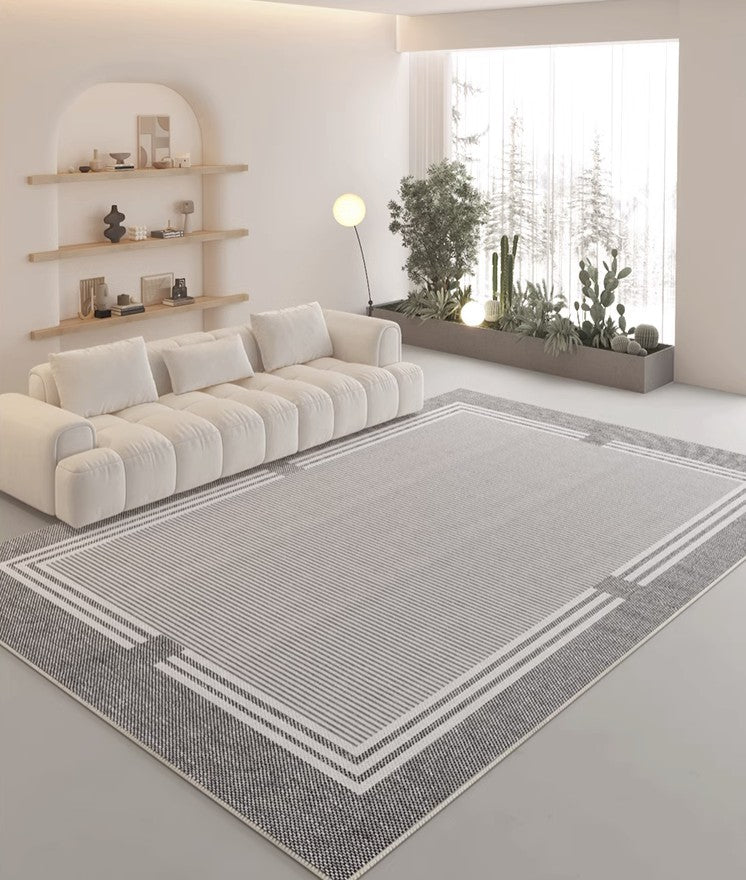 Modern Rugs for Dining Room, Abstract Geometric Modern Rugs, Contemporary Modern Rugs for Living Room, Bedroom Modern Rugs-Silvia Home Craft