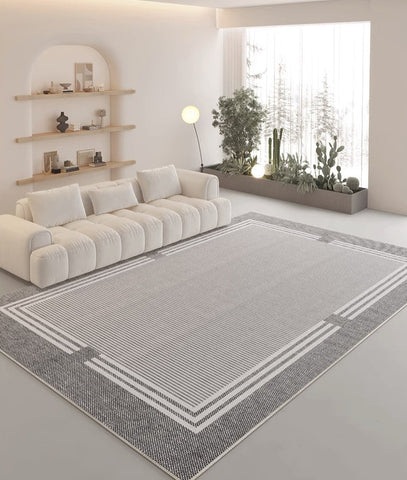 Modern Rugs for Dining Room, Abstract Geometric Modern Rugs, Contemporary Modern Rugs for Living Room, Bedroom Modern Rugs-Silvia Home Craft