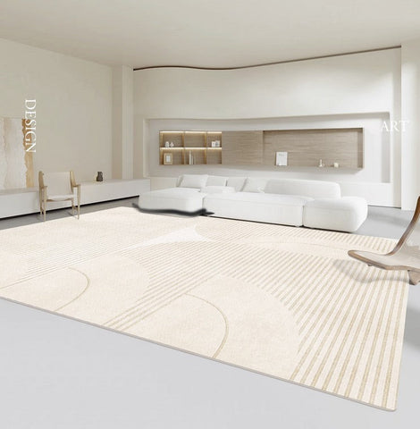 Abstract Modern Area Rugs for Bedroom, Large Modern Rugs for Living Room, Contemporary Modern Rugs for Sale-Silvia Home Craft