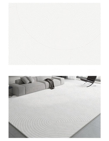 Modern Floor Rugs for Bedroom, Dining Room Floor Rug, Large Floor Rugs for Living Room, Extra Large Geometric Modern Rugs for Office-Silvia Home Craft