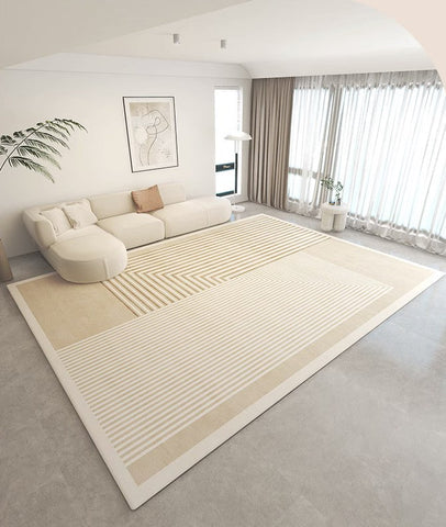 Dining Room Modern Rugs, Contemporary Modern Rugs for Bedroom, Modern Area Rugs under Sofa, Abstract Modern Rugs for Living Room-Silvia Home Craft