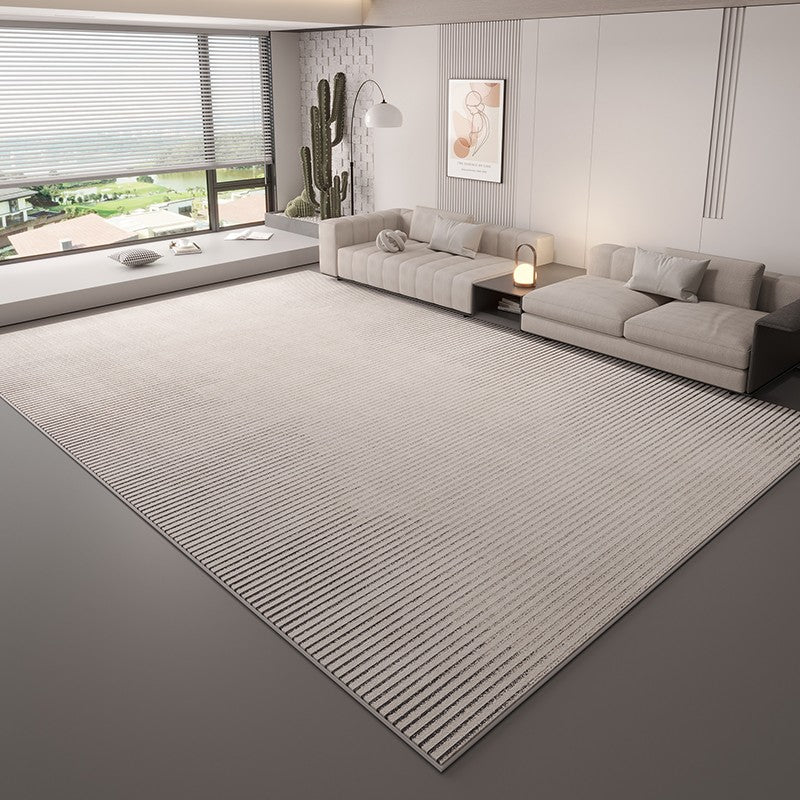 Large Modern Rugs in Living Room, Grey Modern Rugs under Sofa, Abstract Contemporary Rugs for Bedroom, Dining Room Floor Carpets, Modern Rugs for Office-Silvia Home Craft