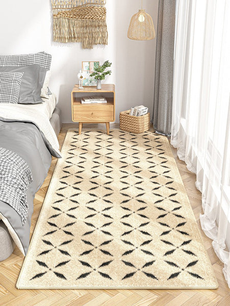 Modern Runner Rugs Next to Bed, Bathroom Runner Rugs, Contemporary Runner Rugs for Living Room, Hallway Runner Rugs, Kitchen Runner Rugs-Silvia Home Craft