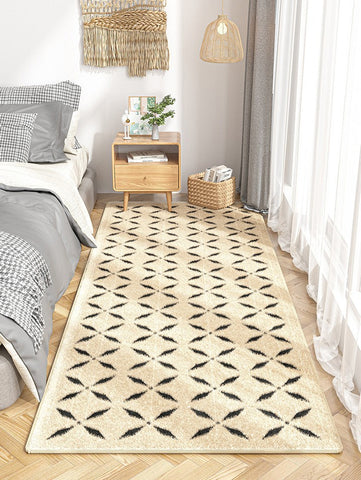 Modern Runner Rugs Next to Bed, Bathroom Runner Rugs, Contemporary Runner Rugs for Living Room, Hallway Runner Rugs, Kitchen Runner Rugs-Silvia Home Craft