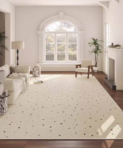 Modern Carpets for Bedroom, Large Modern Rugs for Living Room, Modern Rugs under Dining Room Table, Geometric Contemporary Modern Rugs Next to Bed-Silvia Home Craft