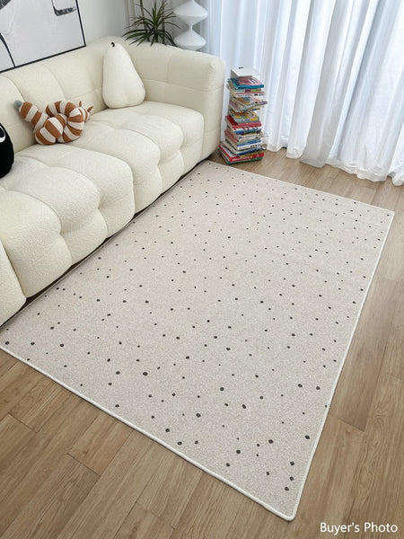 Modern Carpets for Bedroom, Large Modern Rugs for Living Room, Modern Rugs under Dining Room Table, Geometric Contemporary Modern Rugs Next to Bed-Silvia Home Craft