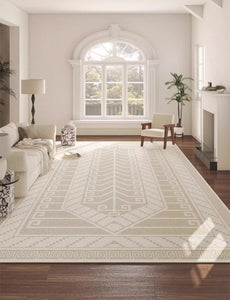 Large Modern Rugs for Living Room, Modern Rugs under Dining Room Table, Modern Carpets for Bedroom, Geometric Contemporary Modern Rugs Next to Bed-Silvia Home Craft