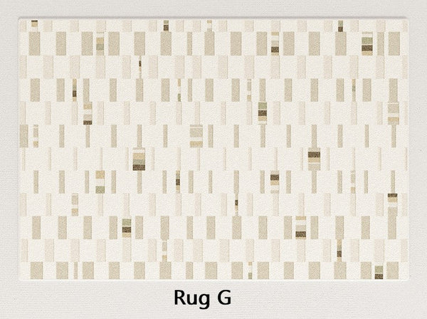 Abstract Modern Rugs for Living Room, Contemporary Carpets for Kitchen, Geometric Modern Rugs for Dining Room, Contemporary Modern Rugs Next to Bed-Silvia Home Craft