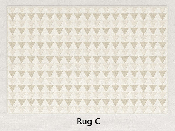 Abstract Modern Rugs for Living Room, Contemporary Carpets for Kitchen, Geometric Modern Rugs for Dining Room, Contemporary Modern Rugs Next to Bed-Silvia Home Craft
