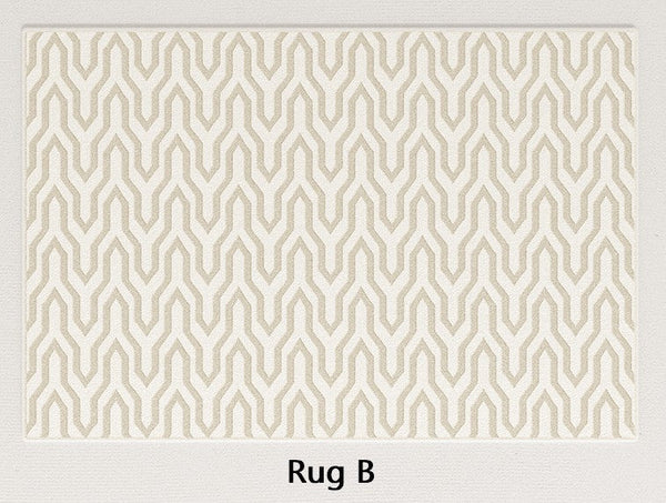 Contemporary Carpets for Dining Room, Geometric Modern Rugs for Bedroom, Abstract Modern Rugs for Living Room, Large Modern Rugs Next to Bed-Silvia Home Craft